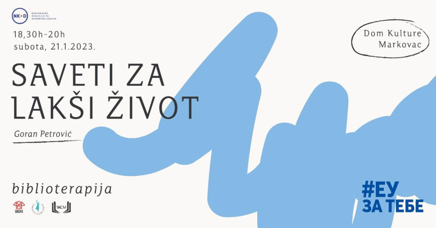Biblioterapija: "Saveti za lakši život", Goran Petrović